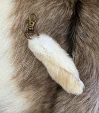 Image 1 of Rabbit Foot Keyring (large ginger)