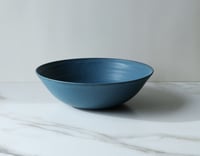 Image 1 of Wide serving bowl in Teal Blue