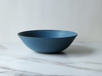 Image 3 of Wide serving bowl in Teal Blue