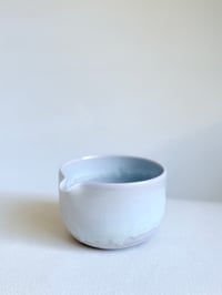 Image 1 of Lavender Matcha Bowl with Opalescent Glaze 
