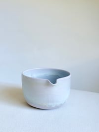 Image 2 of Lavender Matcha Bowl with Opalescent Glaze 