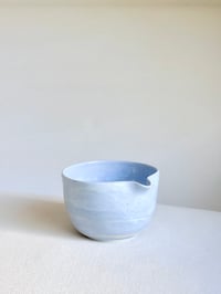 Image 3 of Light Blue Marble Matcha Bowl 
