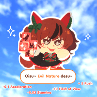 Image 1 of Hand Cut Umamusume Prints