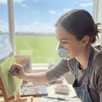 Image 1 of Pastel Artist Mask Set