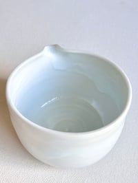 Image 4 of White Porcelain Matcha Bowl