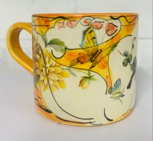 Image of Light orange cylinder mug