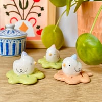 Image 1 of mini canard sur la feuille