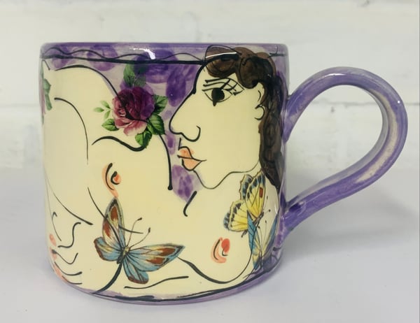 Image of Lilic cylinder figurative mug
