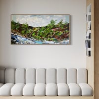 Image 6 of 'Place remembered 1' - 125x65cm, Framed