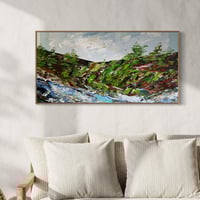 Image 9 of 'Place remembered 1' - 125x65cm, Framed