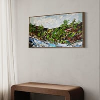 Image 10 of 'Place remembered 1' - 125x65cm, Framed