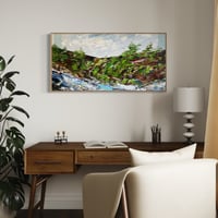 Image 7 of 'Place remembered 1' - 125x65cm, Framed