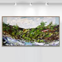 Image 1 of 'Place remembered 1' - 125x65cm, Framed