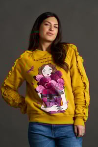 Image 4 of SUDADERA HORTENSIAS