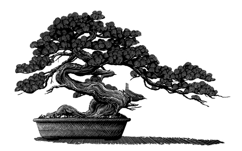 Image of »Penjing« Screen Print