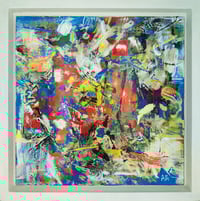 Image 1 of Excaviathon - Original painting on mounted wooden panel, framed. By Alan C. Martin