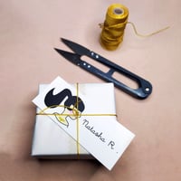 Image 8 of Boucles d'oreilles argent alvéoles "Ruche"