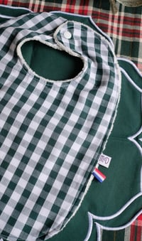 Image 5 of Bavoir reversible vichy sapin