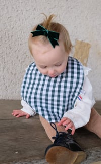 Image 4 of Bavoir reversible vichy sapin