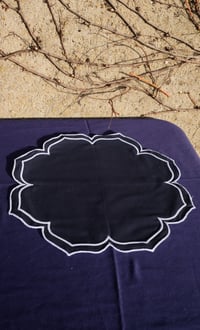 Image 2 of Set de table camélia bleu