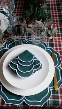 Image 2 of Serviette de table sapin