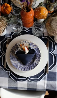 Image 2 of Serviette de table marine