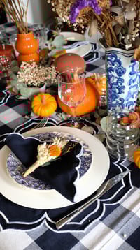 Image 3 of Serviette de table marine