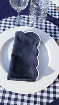 Image 4 of Serviette de table marine