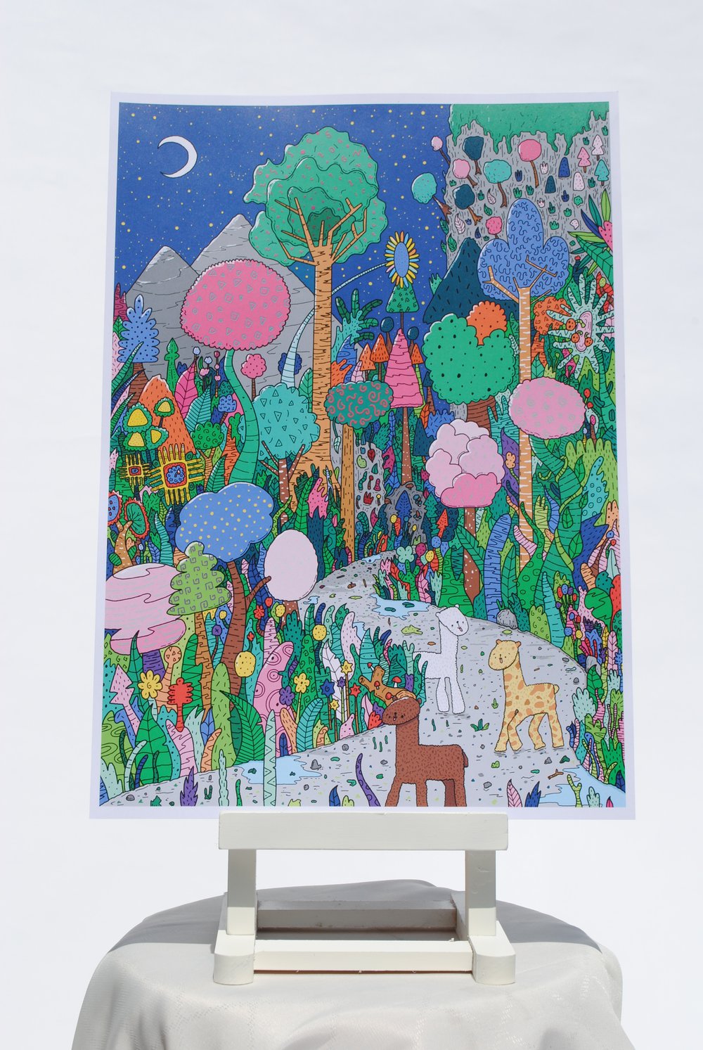 Image of Alpaca Forest A3