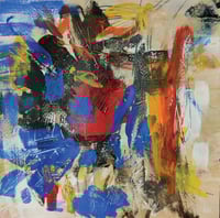 Image 1 of Rozenkranz - Original painting on mounted wooden panel. By Alan C. Martin