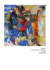 Image 4 of Rozenkranz - Original painting on mounted wooden panel. By Alan C. Martin