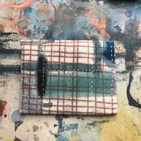 Image 2 of Small pouch with rusty grid