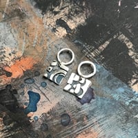 Image 3 of collage-work earrings