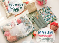 Image 1 of MAEUM Patron PDF Pochette pour CROCHETS