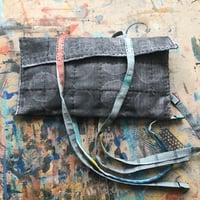 Image 3 of Small printed pouch with ties