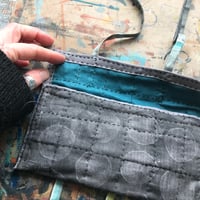 Image 4 of Small printed pouch with ties