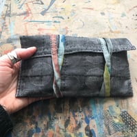 Image 5 of Small printed pouch with ties