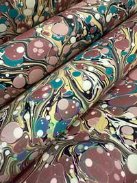 Image 5 of Hand Marbled 'Antique' hand marbled papers // 5 sheets available 