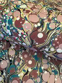 Image 6 of Hand Marbled 'Antique' hand marbled papers // 5 sheets available 