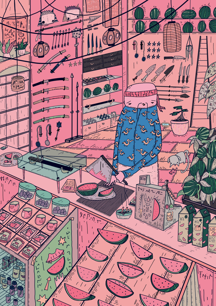 Image of Weapons and Melons A3