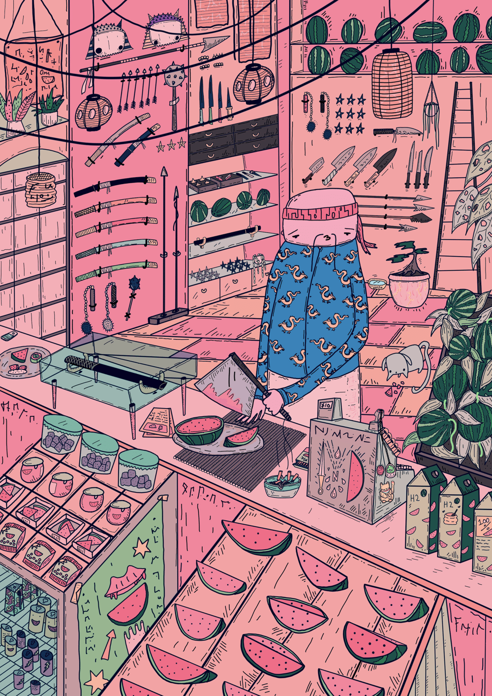 Image of Weapons and Melons A3