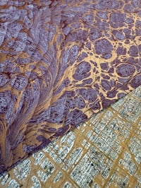 Image 1 of MORE Hand Marbled paper some-of-a-kind 'Alder' // 4 available 
