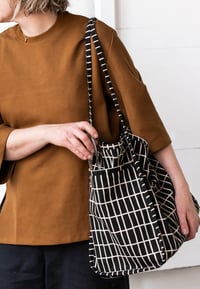 Image 2 of Slouchy Shoulder Bag - Karlis - Black