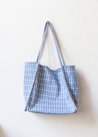 Image 1 of Slouchy Shoulder Bag - Karlis - Sky Blue