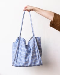Image 4 of Slouchy Shoulder Bag - Karlis - Sky Blue