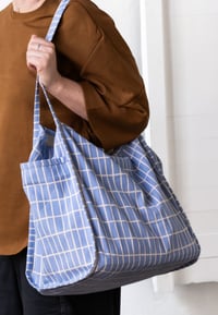 Image 3 of Slouchy Shoulder Bag - Karlis - Sky Blue
