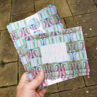 Image 1 of Letter writing Set - Abstract Turquoise