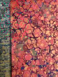 Image 5 of One of a kind hand marbled paper 'Moussaieff'