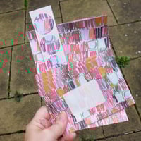 Image 1 of Letter writing Set - Abstract Pink