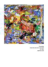 Image 3 of Powerbollika - Original painting on mounted wooden panel. By Alan C. Martin